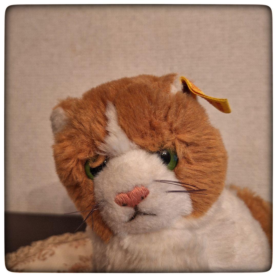 【ねこ Snuffy スナッフィー 12cm】ヴィンテージ シュタイフ
