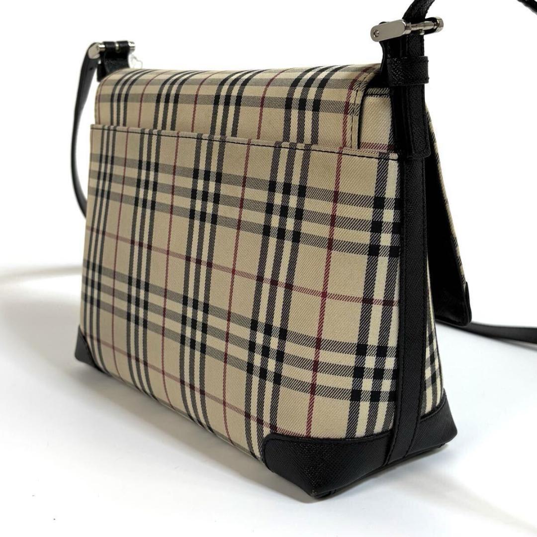 【美品】BURBERRY ノバチェック ショルダーバッグ 元箱付き
