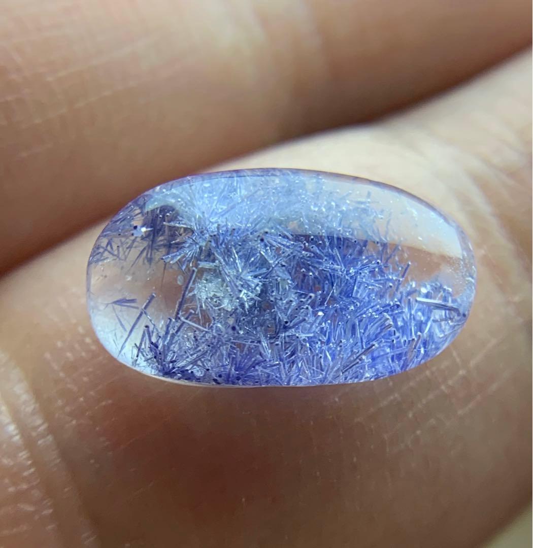 M*l様 WO1235 高品質 貫入水晶入りデュモルチェライトインクォーツ ルー