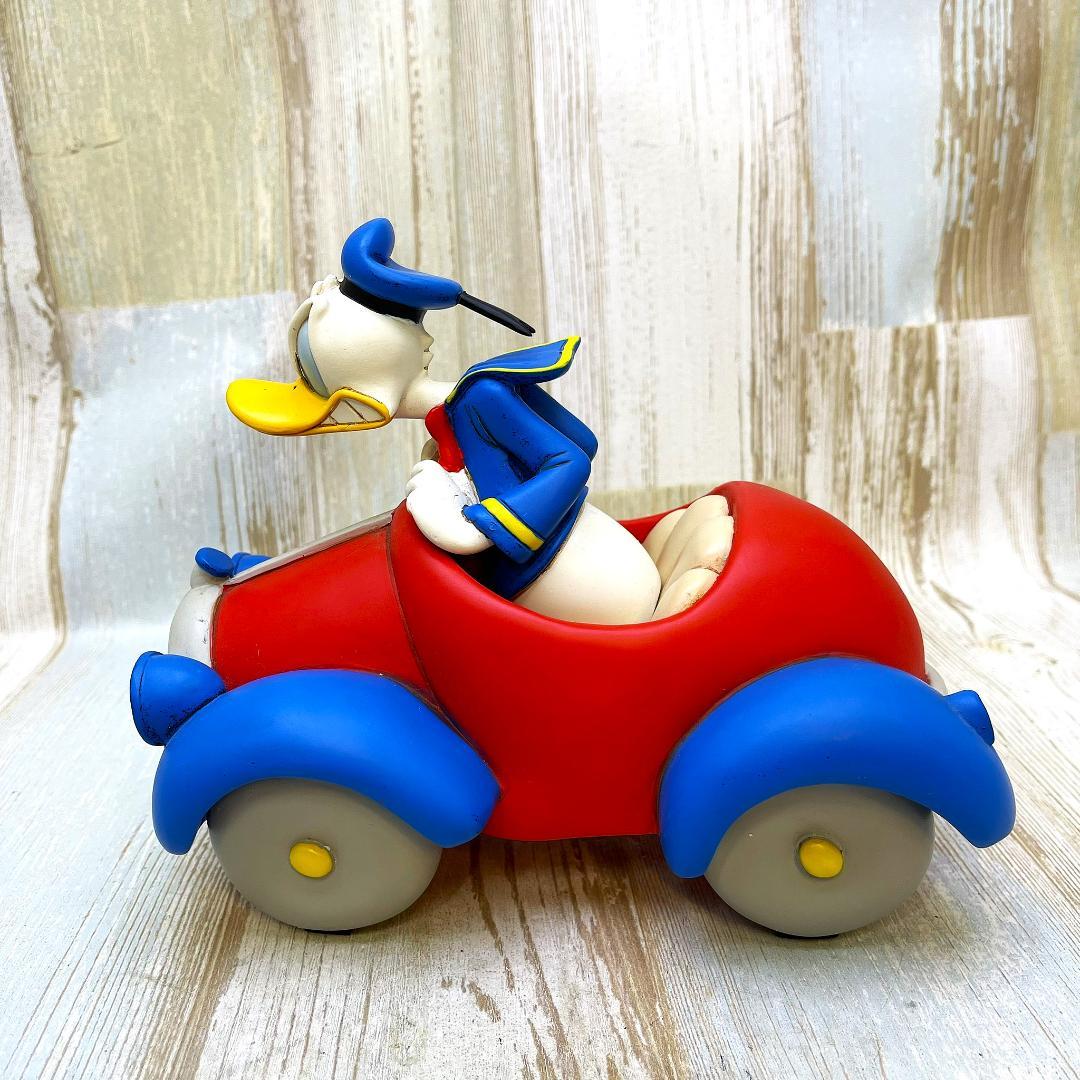 ドナルドダック 赤い車 RUTTEN ルッテン社製 レジン製 ビッグフィギュア