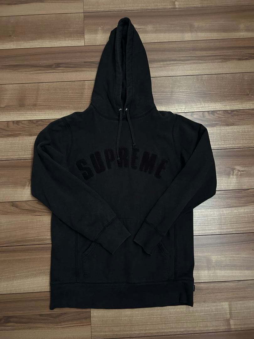 Supreme パーカーM シュプリームビッグロゴパーカー ブラック