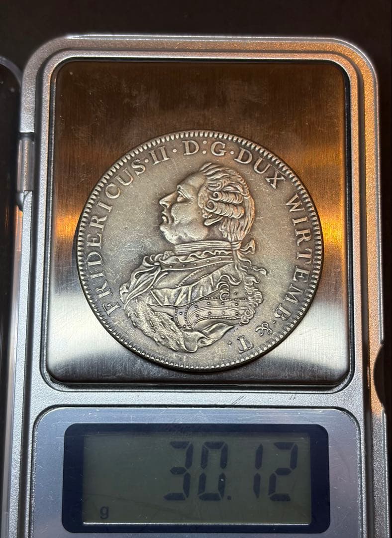 1798年 ヴュルテンベルク 大型銀貨 41mm 30.12g