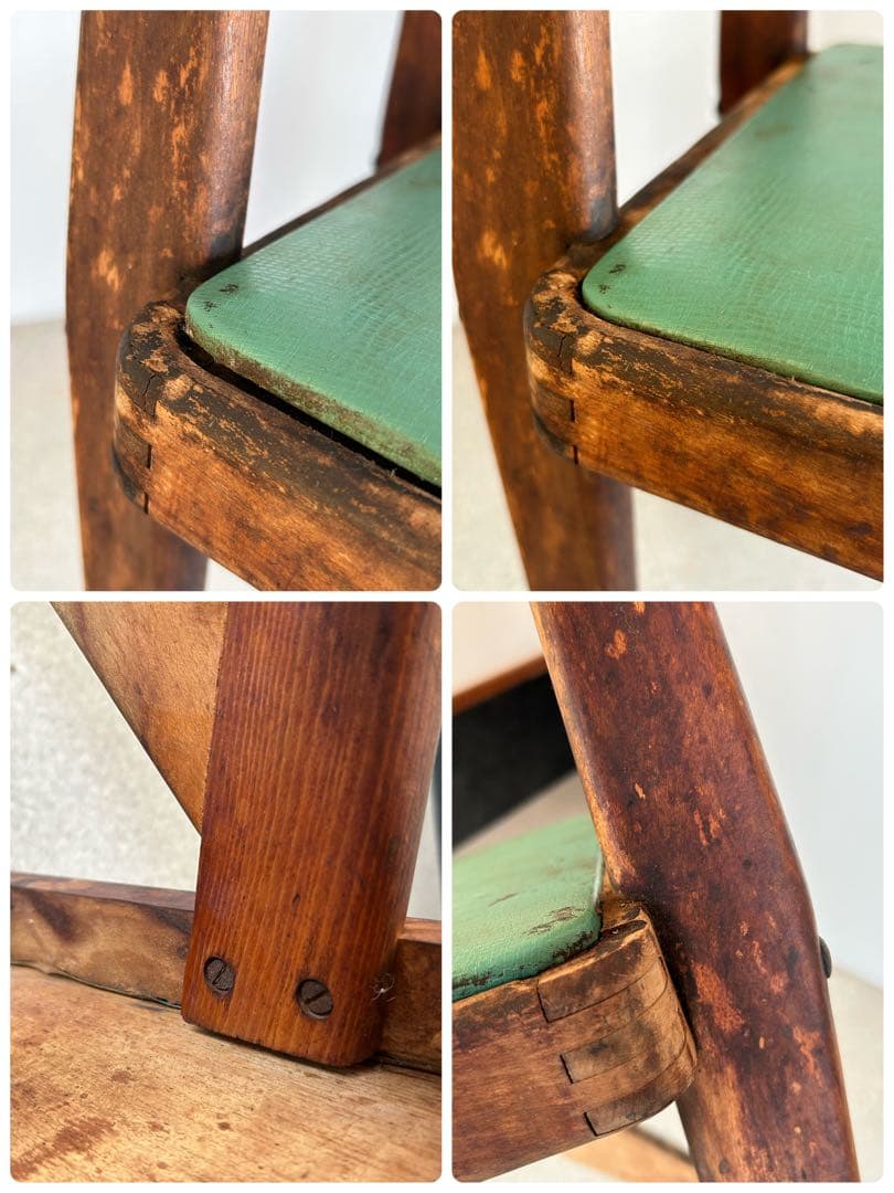 オールドマルニ MARUNI②デルタチェア①ヴィンテージ アンティーク レトロ