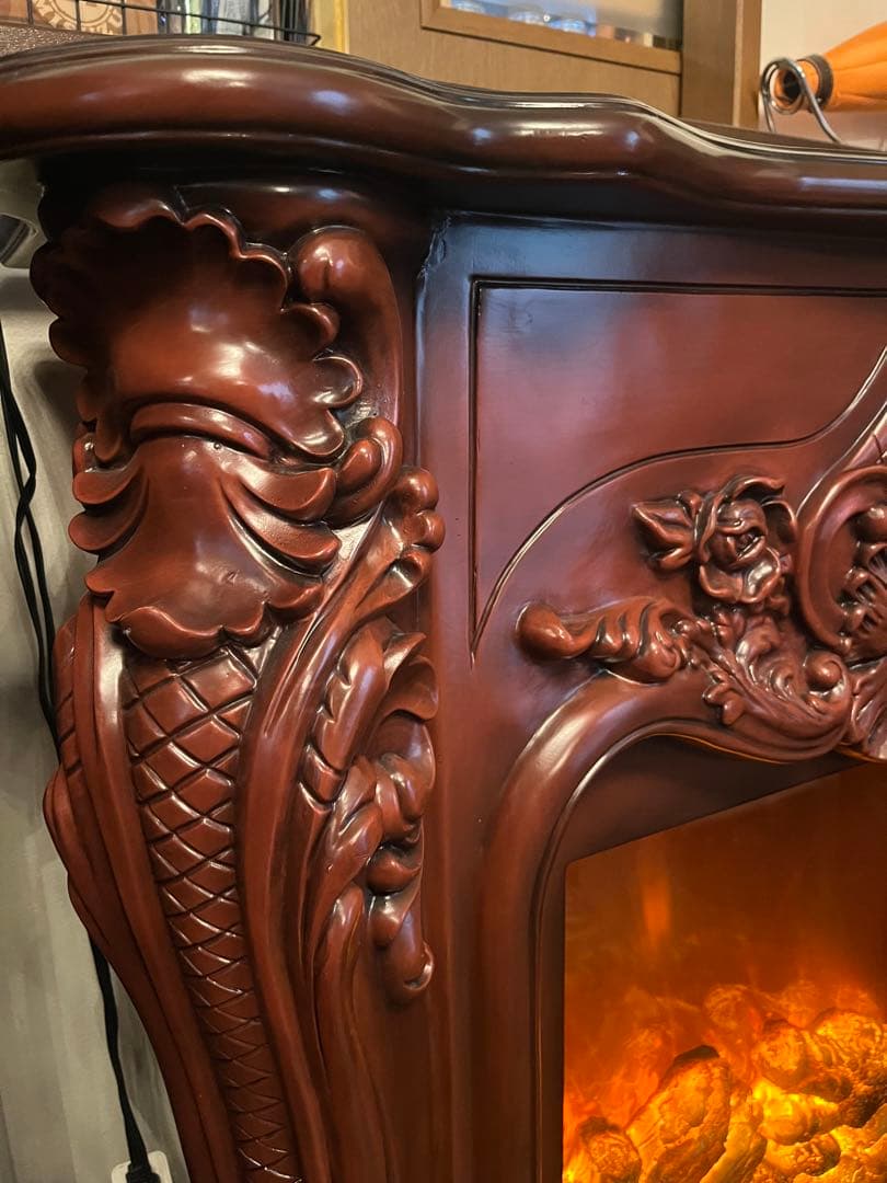 暖炉風 オブジェサイドボード 輸入イタリア製 アンティーク家具