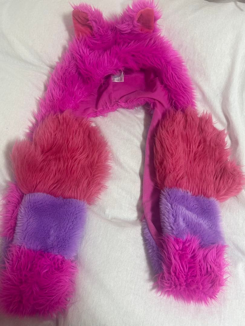 ディズニー チェシャ猫 マフラーキャップ ファンキャップ チシャ猫