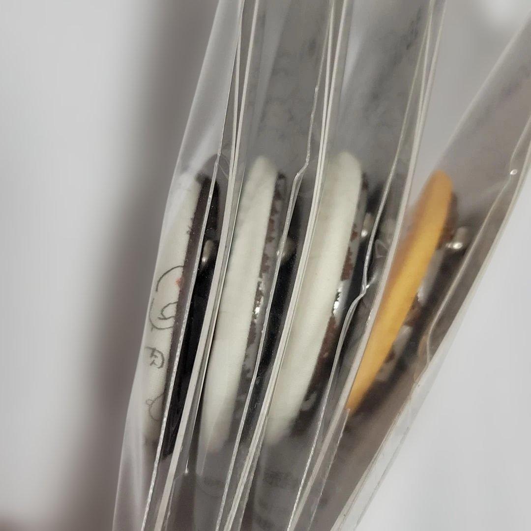 自分ツッコミくま 缶バッジ 4点セット