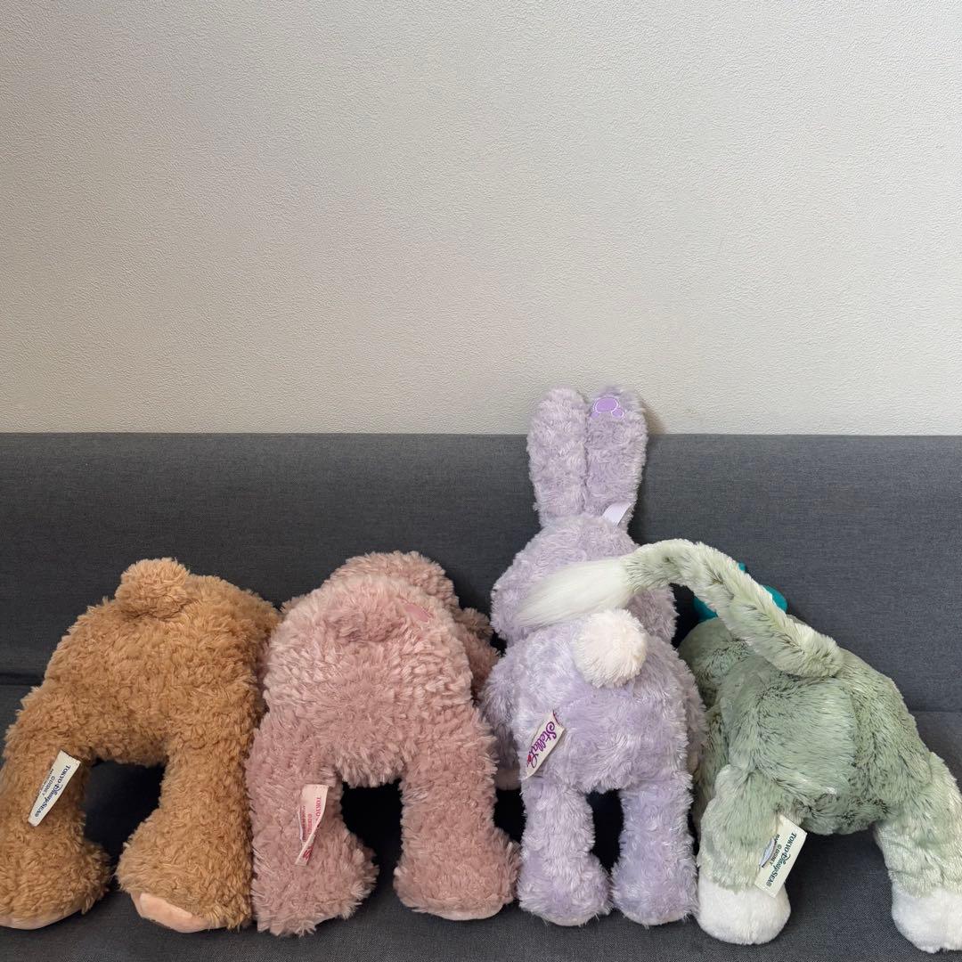 ダッフィー&フレンズぬいぐるみ　ダッフィ　シェリーメイ　ステラルー　ジェラトーニ