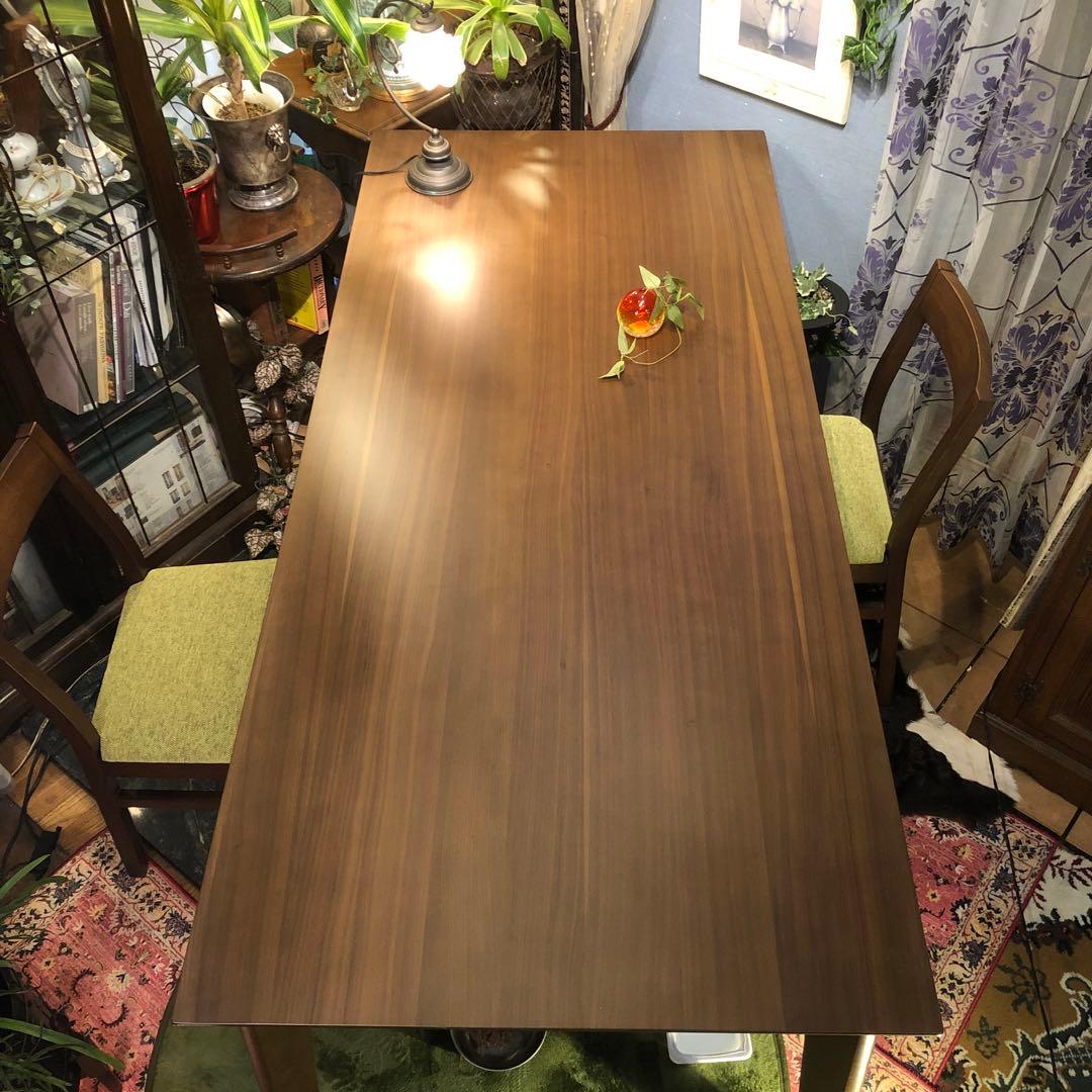 Sale ウォールナット　スクウェア　北欧ST ダイニングテーブル　幅１８０
