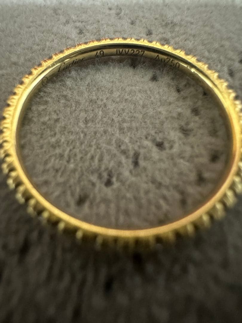 Cartier リング　イエローゴールド　9号