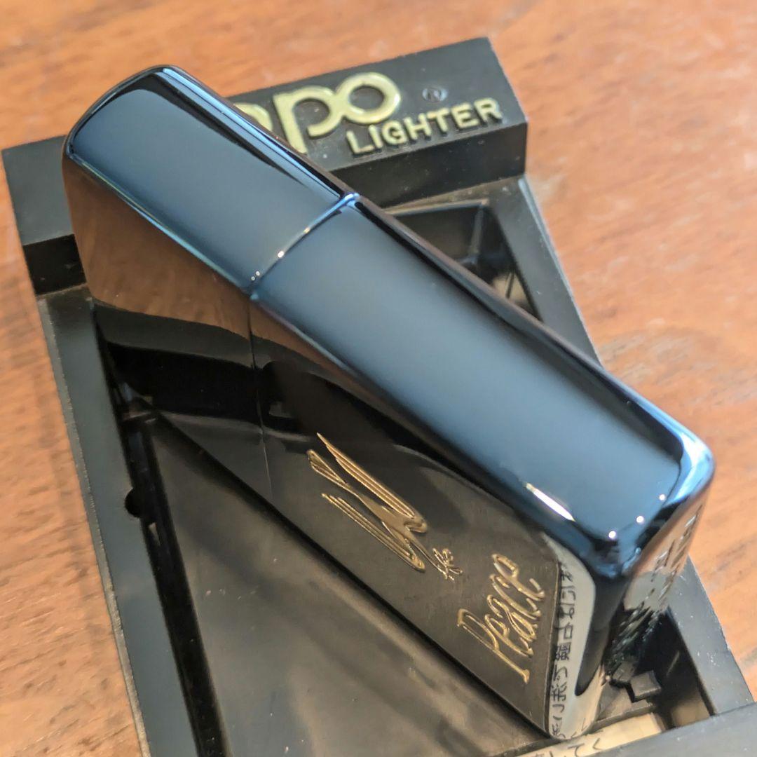 【新品】95年製 ピース Peace ブルーチタン Zippo