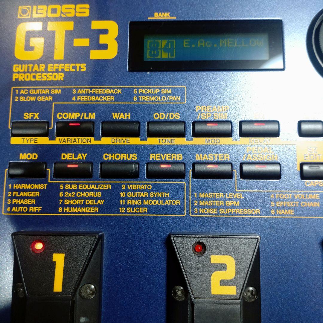 BOSS GT-3 マルチエフェクター アダプター付き 動作品