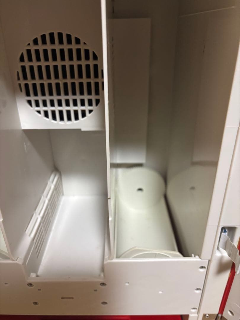 マサオコーポレーション保冷庫 MSO-016R（赤）ミニ自動販売機型保冷庫