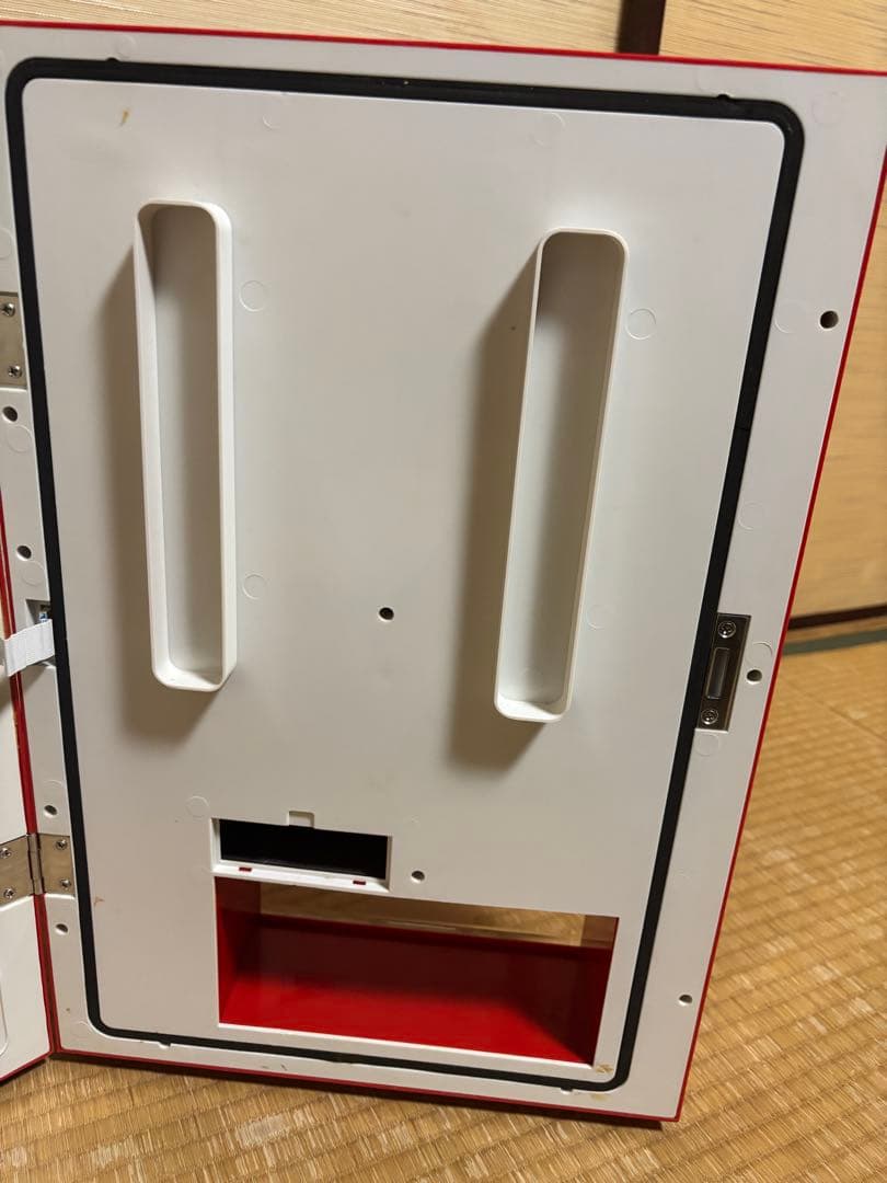 マサオコーポレーション保冷庫 MSO-016R（赤）ミニ自動販売機型保冷庫