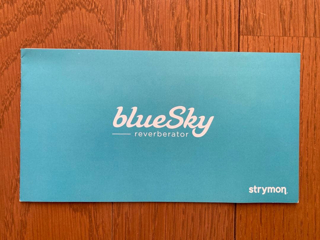 Strymon blueSky V1 リバーブ　元箱　純正アダプタ付き
