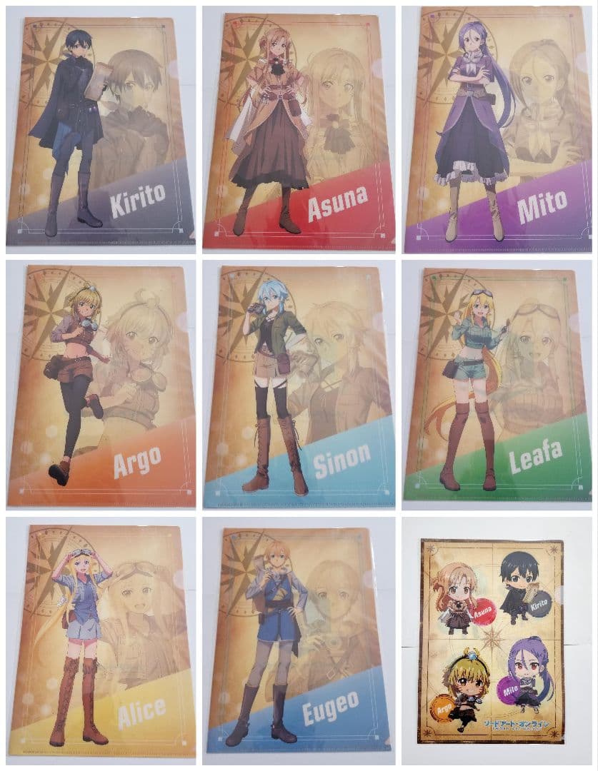 【ラス1】ソードアート・オンライン Quest 東急ハンズ クリアファイル 全種 ラス1】ソードアート・オンライン Quest 東急ハンズ クリアファイル 全