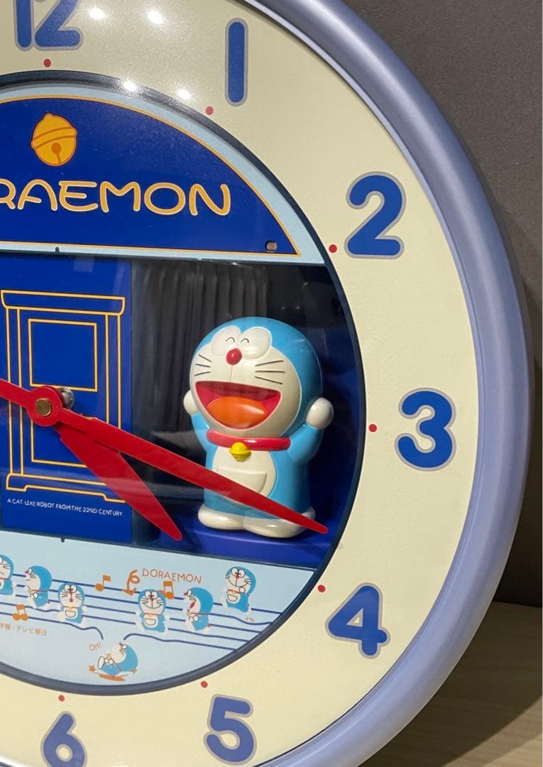 【美品】ドラえもん　壁掛け　からくり時計　大山のぶ代さんボイス