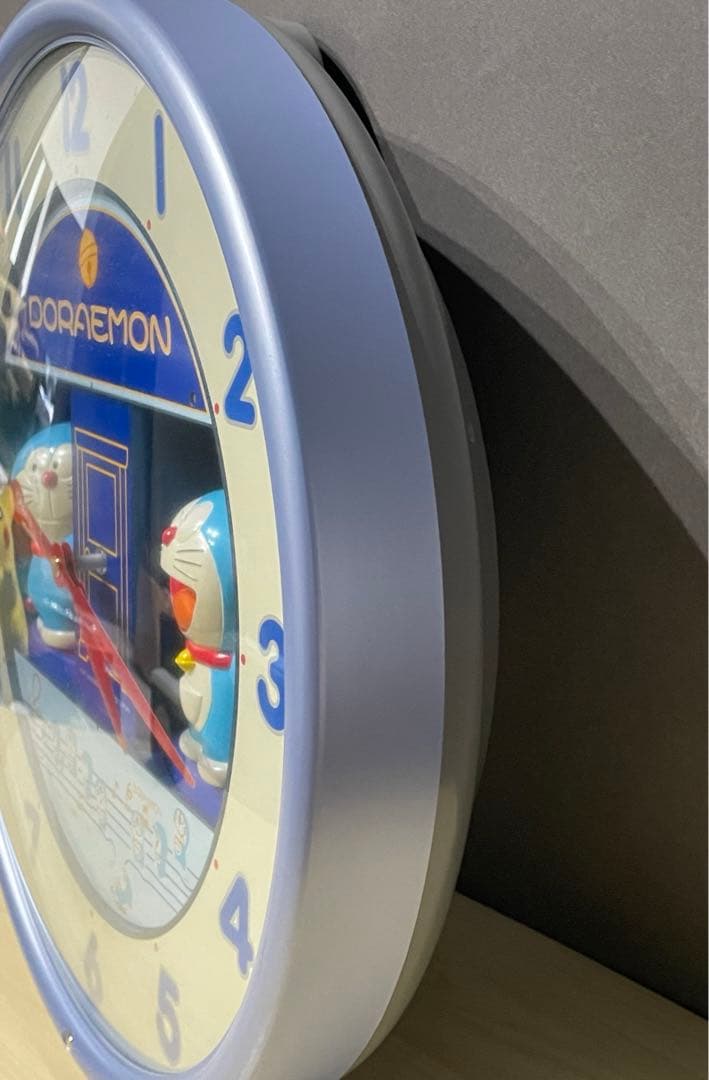 【美品】ドラえもん　壁掛け　からくり時計　大山のぶ代さんボイス