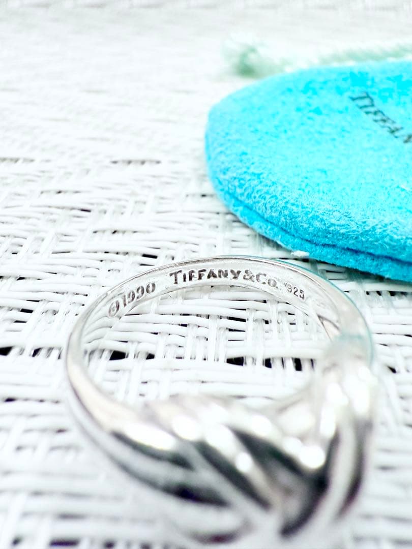 ティファニー　シグネチャー　指輪　リング　10.5号　研磨仕上げ済み美品　925