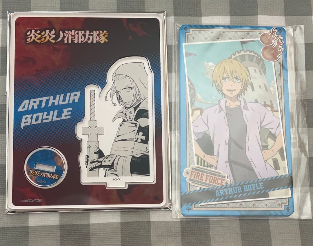 炎炎ノ消防隊 アーサー・ボイル アクリルスタンド キャラカード - メルカリ