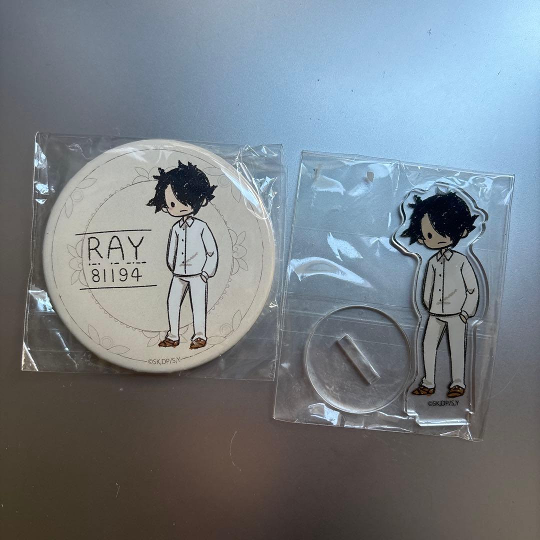約束のネバーランド アクリルぷちスタンド 缶バッジ グラフアート レイ
