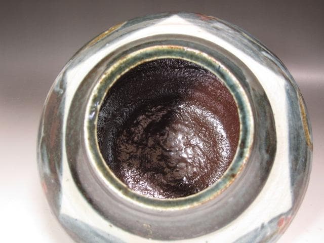 ☆ 河井寛次郎 呉須草花図壺 雰囲気ある品です☆y539 - メルカリ