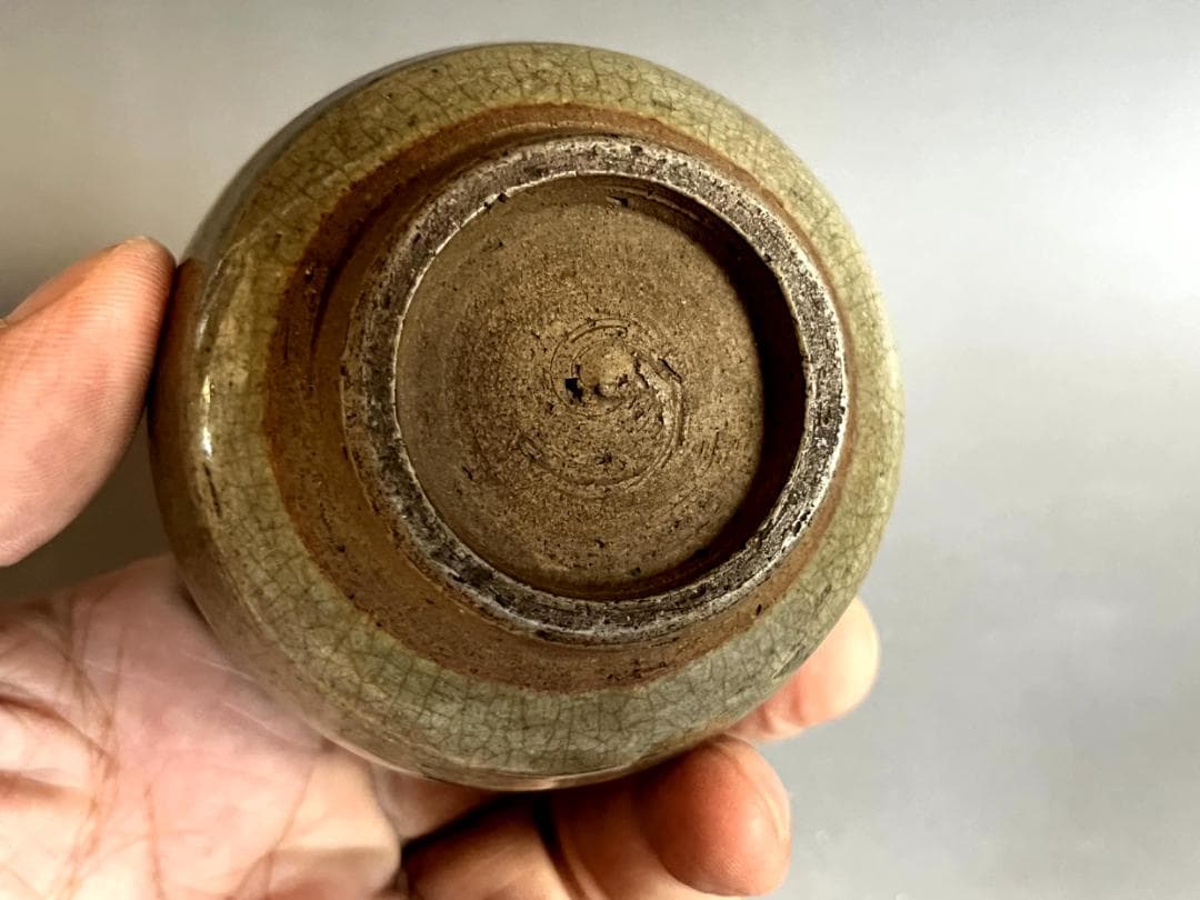 片口□古唐津 江戸期 酒器 古唐津超名品 ぐい飲み 時代物 骨董品