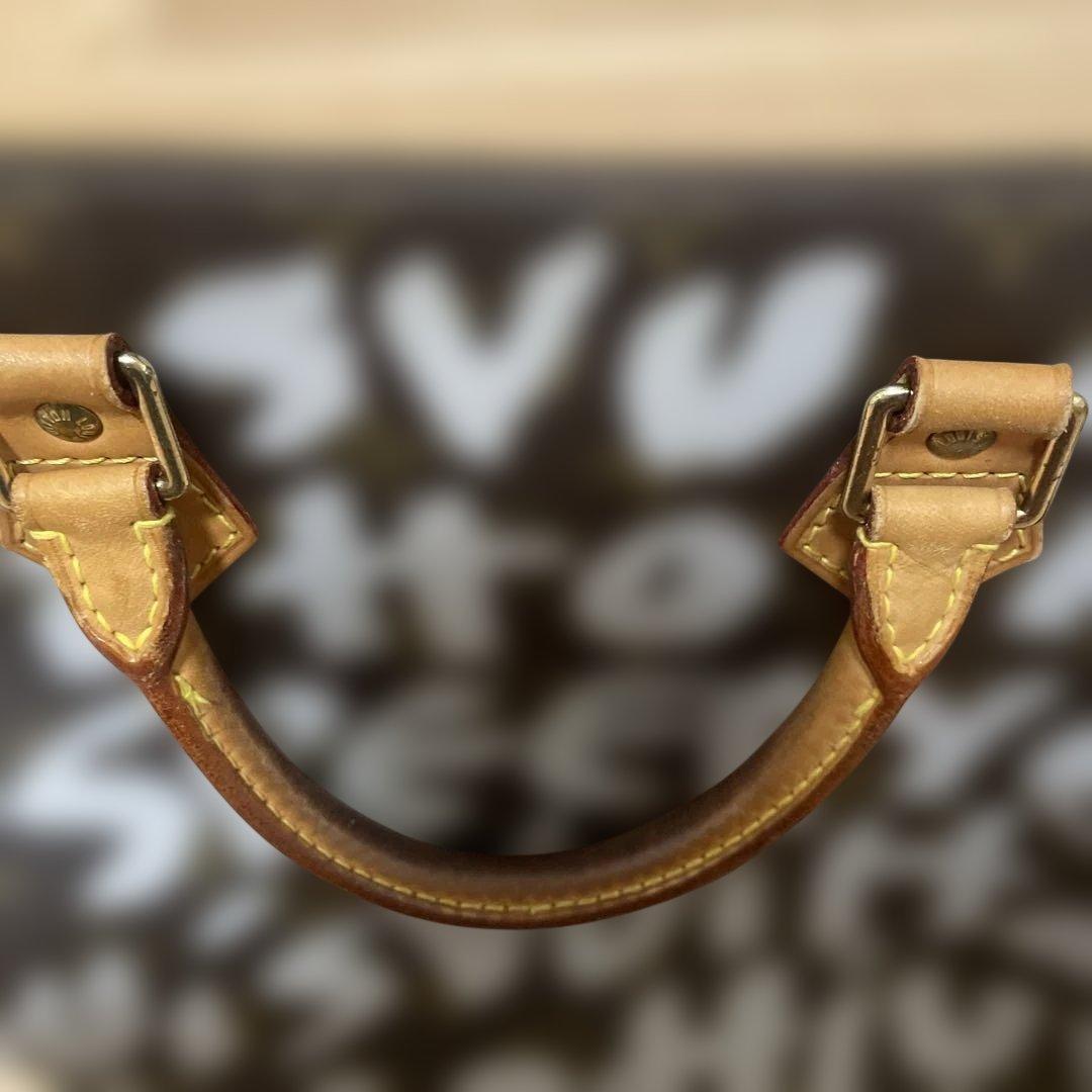 ルイ・ヴィトン スピーディ バッグ ブラウン/ホワイト