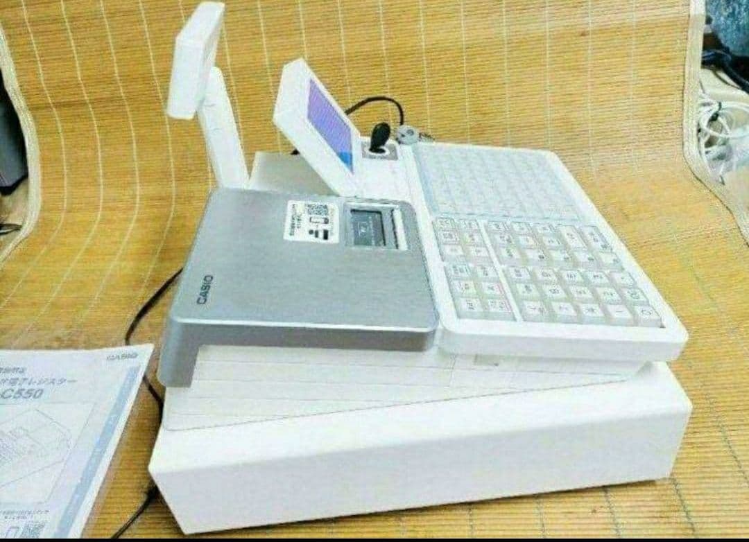 カシオレジスター SR-C550最新スマホ管理Bluetooth 230300