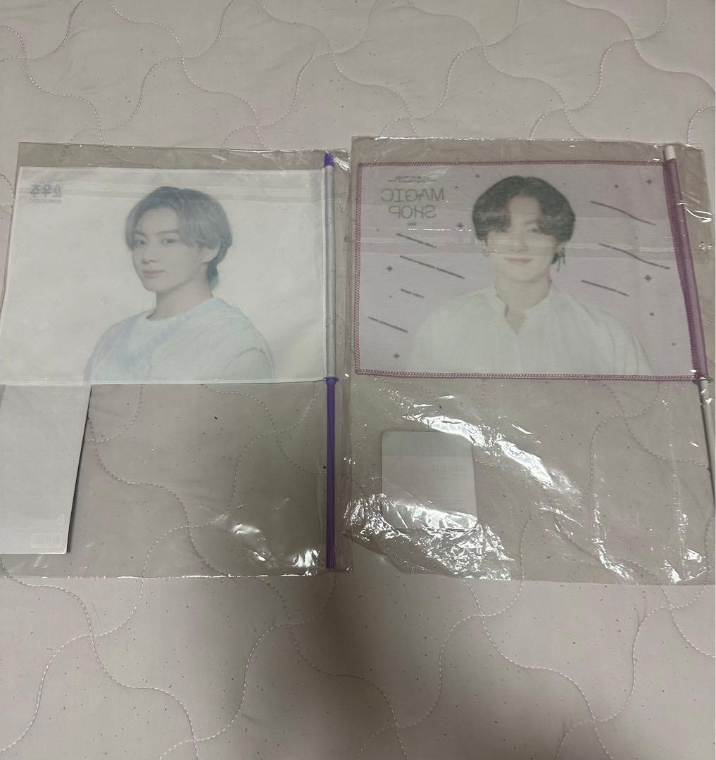 公式】BTS ジョングク グク セット うちわ プレミアムフォト フラッグ