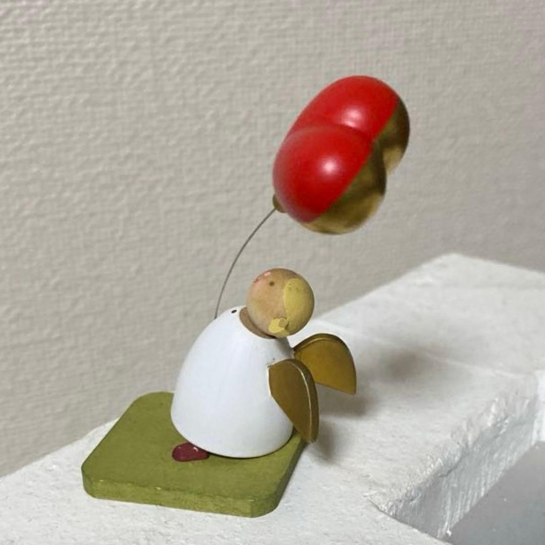 ギュンターライヒェル ドイツ製 守護天使 ハートのバルーンを持つ天使