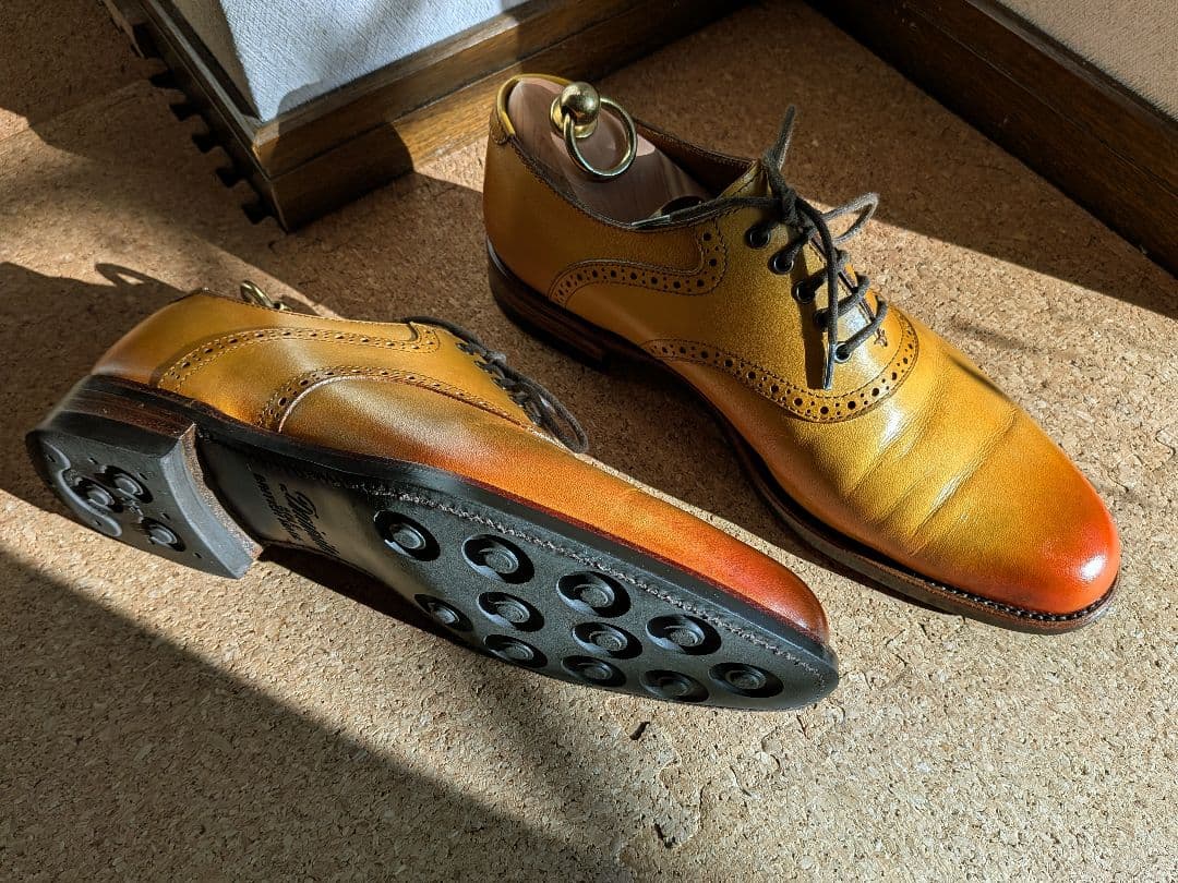 大塚製靴 M-5 サドルオックスフォード【AKATSUKI】カラー/ラバーソール