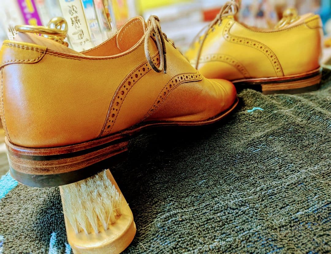 大塚製靴 M-5 サドルオックスフォード【AKATSUKI】カラー/ラバーソール