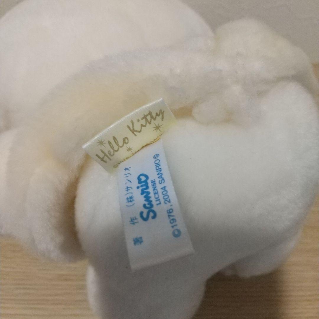 美品　ハローキティ　ぬいぐるみ　ホワイト