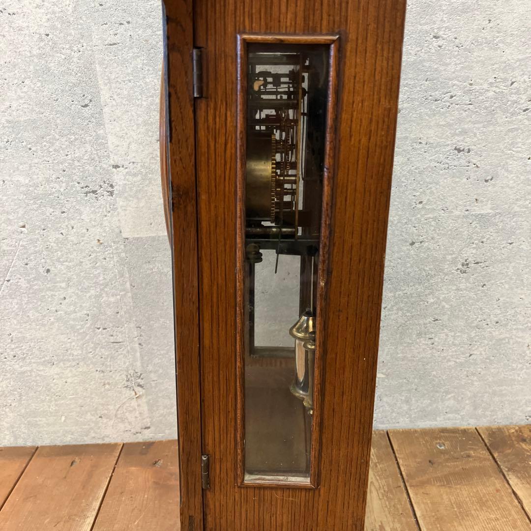 アンティーク 精工舎 スリゲル型 節硝子 TRADE MARK ゼンマイ式 時計