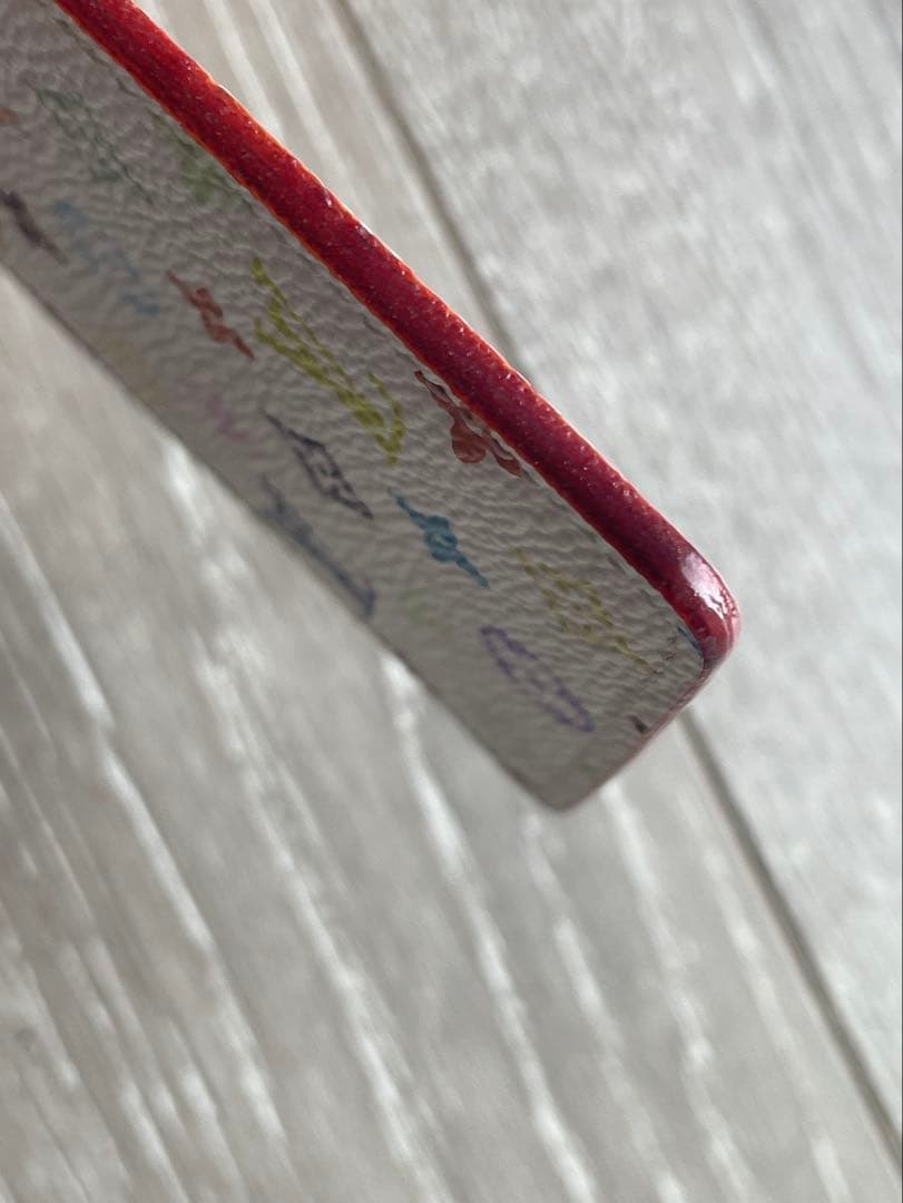 【人気】ルイヴィトン ミラー M92650 マルチカラー ホワイト 鑑定済み