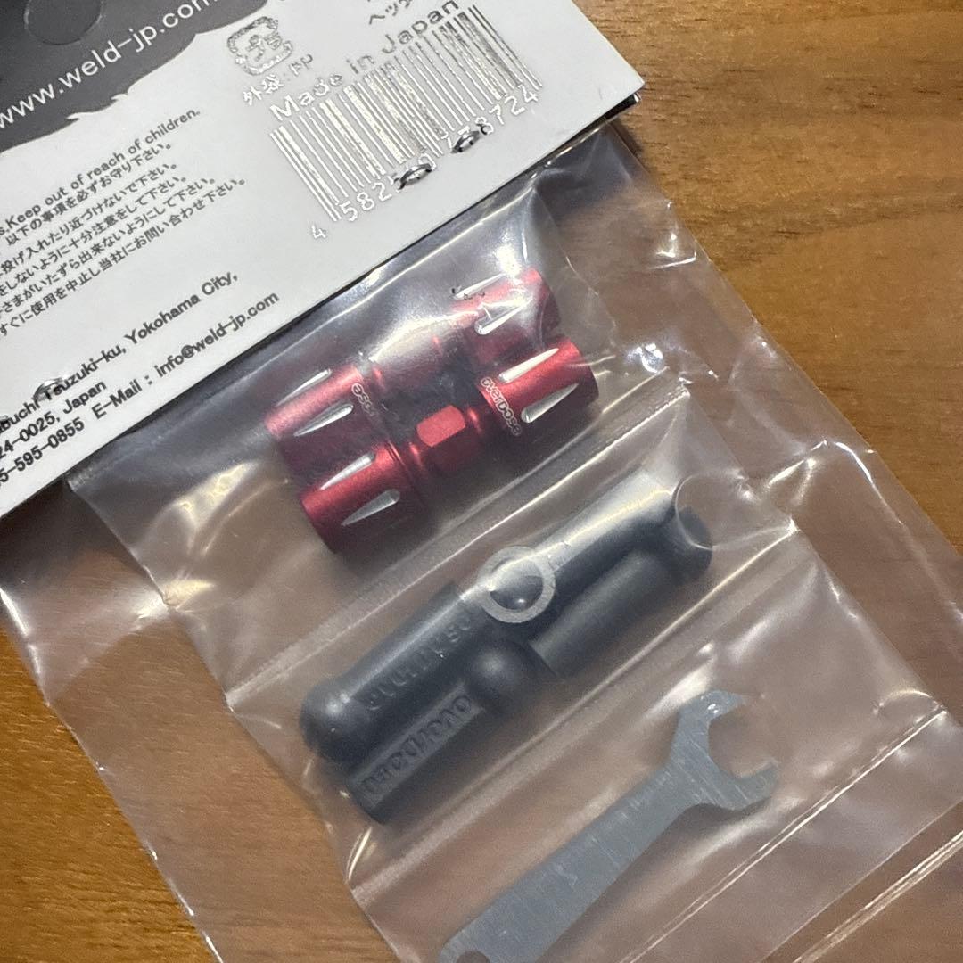 オーバードーズ overdoseアルミプッシュロッドターンバックルレッド新品