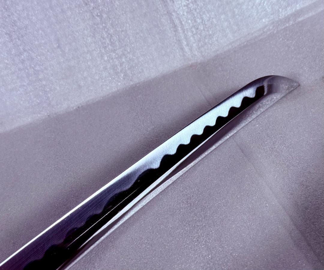 模造刀 黒 美品 波紋 太刀 コスプレ M2