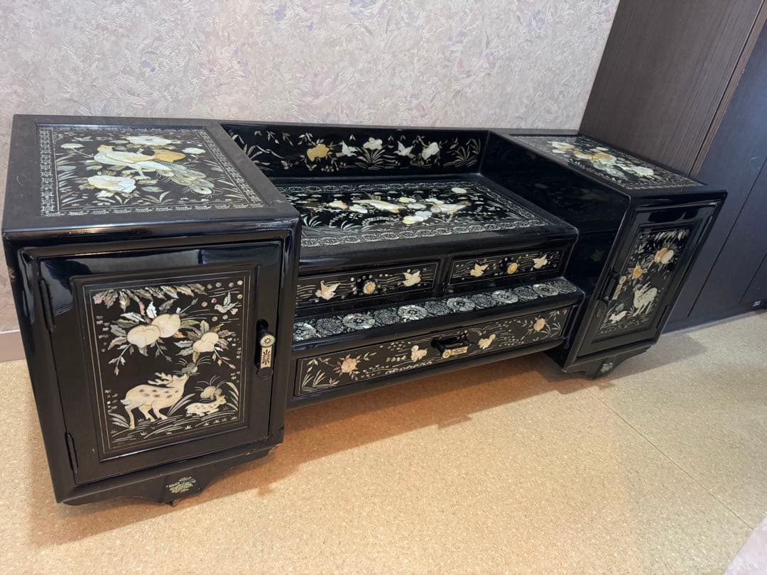 アンティーク‼️ドレッサー台 ドレッサー ドレッサー デスク 鏡台 化粧台 ミラー 収納 メイク台