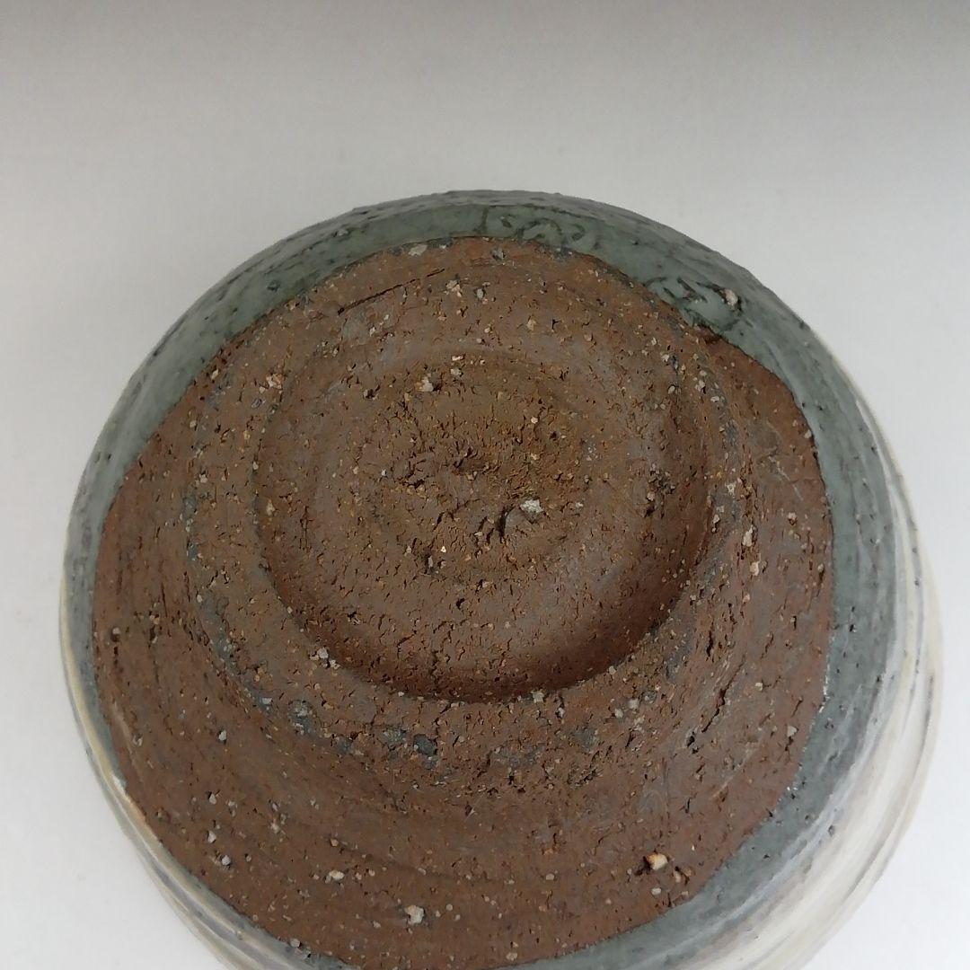 T511 茶碗 『倉敷酒津焼』『兜山窯 岡本孝明 造』 共箱 抹茶碗 茶道具