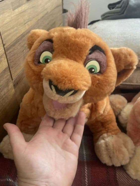 ディズニー【ライオンキング】ぬいぐるみ　コブとキアラ　14インチ