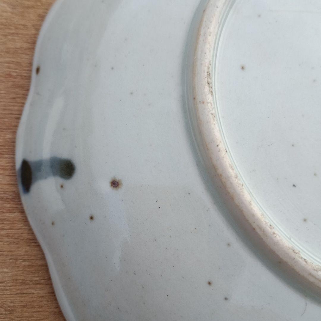 4076)古伊万里　染付皿　1枚　20cm