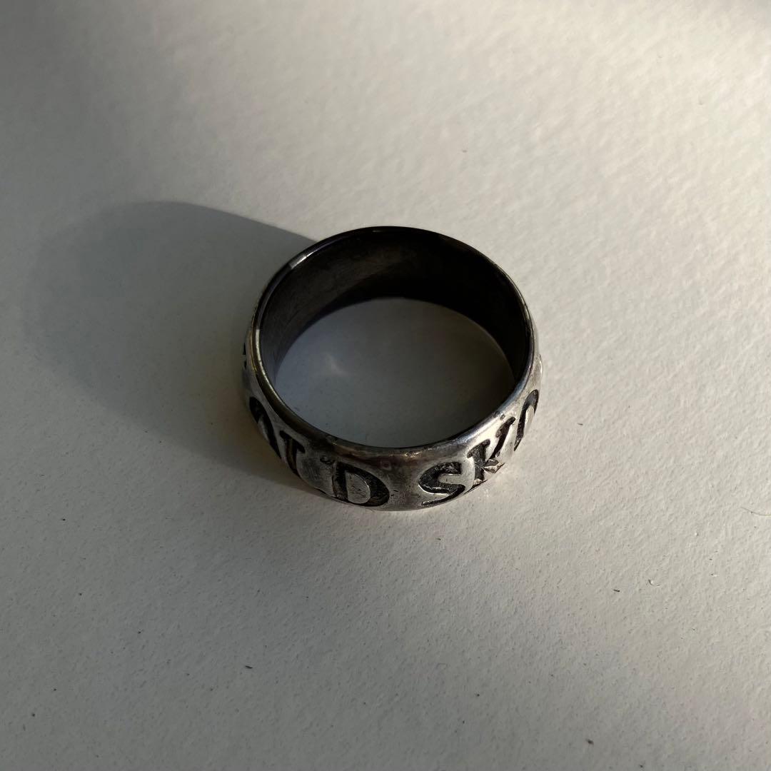 90’sOLD STUSSY シルバーリング 　オールドストューシー