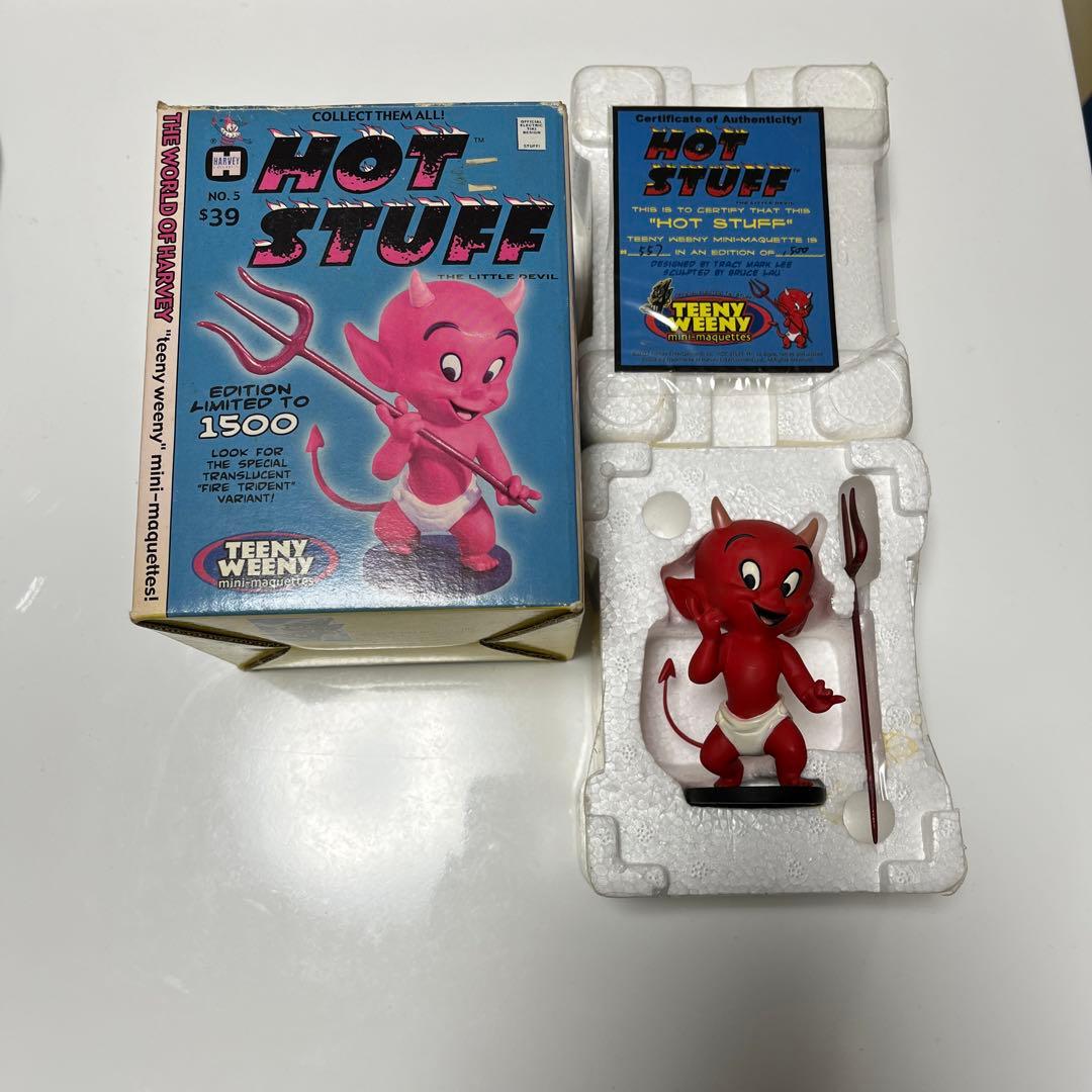 未使用】リトルデビル HOT STUFF ソフビ 貯金箱 USトイ アメトイ HOT