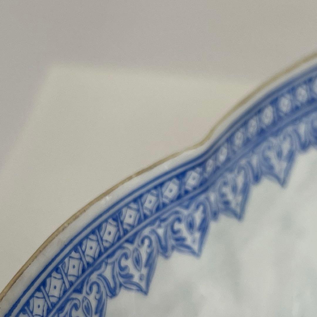 中国清時代乾隆年製白磁胎人物画大鉢27.2㎝東さ7-0525⭐︎2F