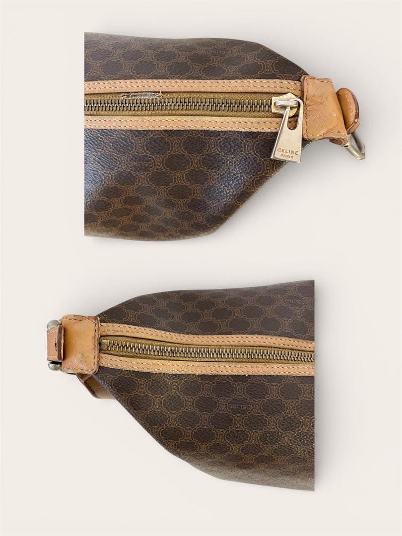 【人気】CELINE セリーヌ マカダム柄 ヴィンテージ ショルダーバッグ