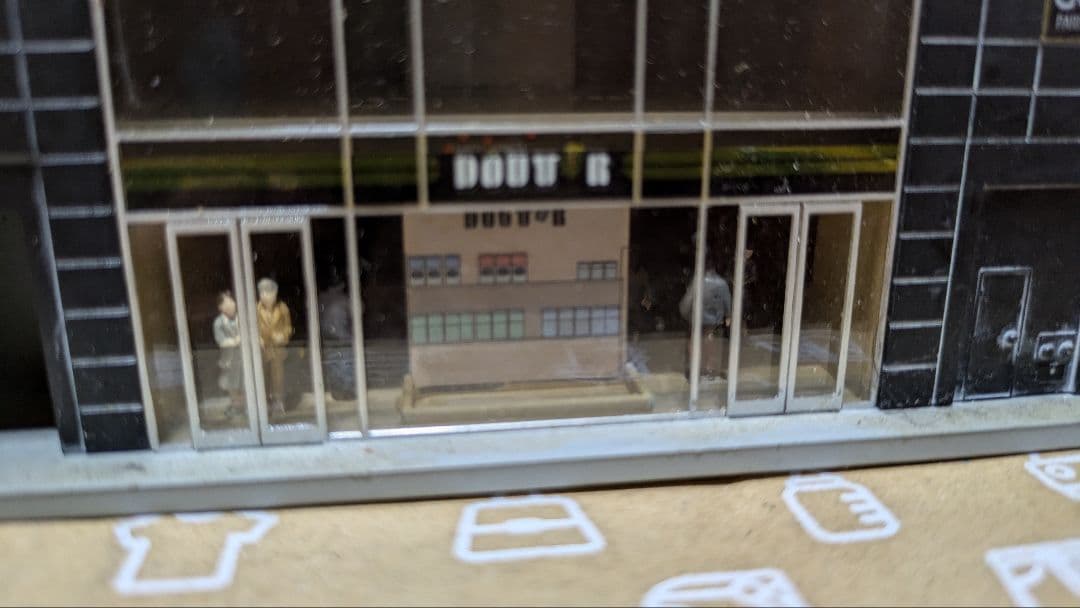 KATOストラクチャー完成品ブランドビル4個セット 各ビルフィギュア付き