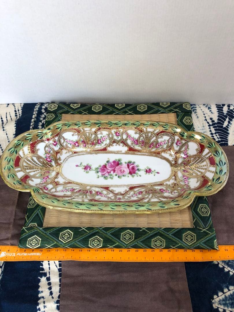 セール‼️値下げ中断捨離逸品‼️オールドノリタケ ゴージャス 金彩薔薇