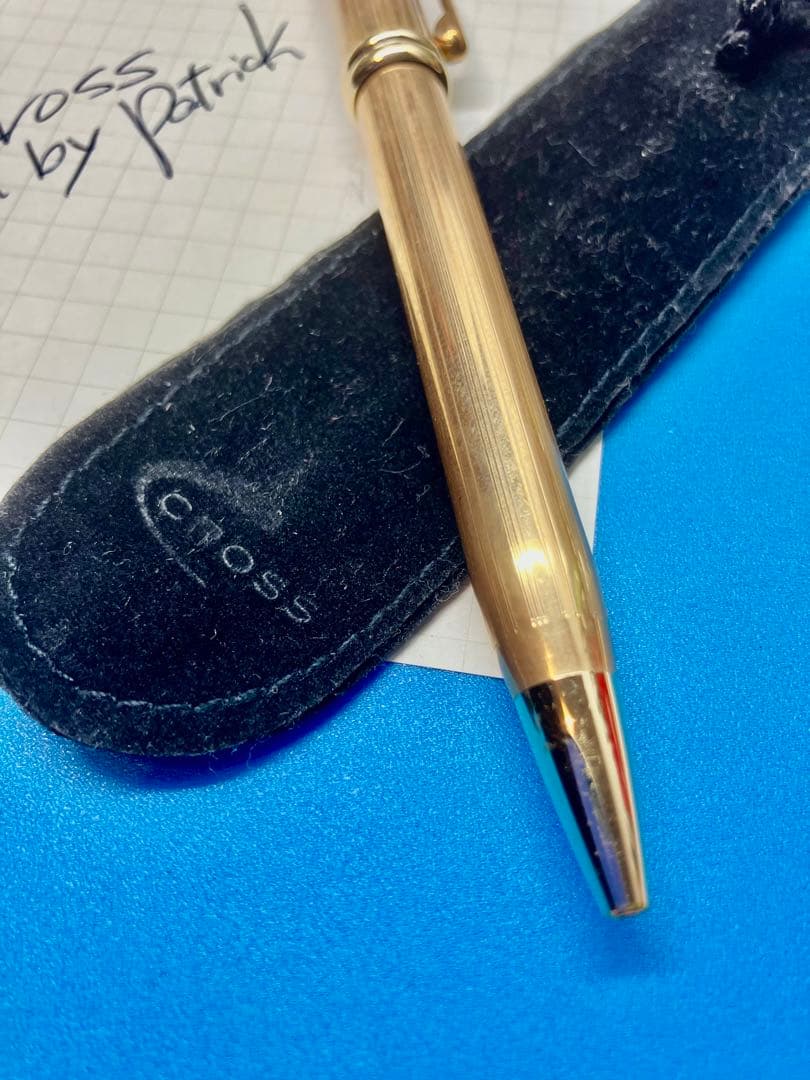 米国Cross 社製ゴールド ボールペン 専用ケース付きタウンゼント