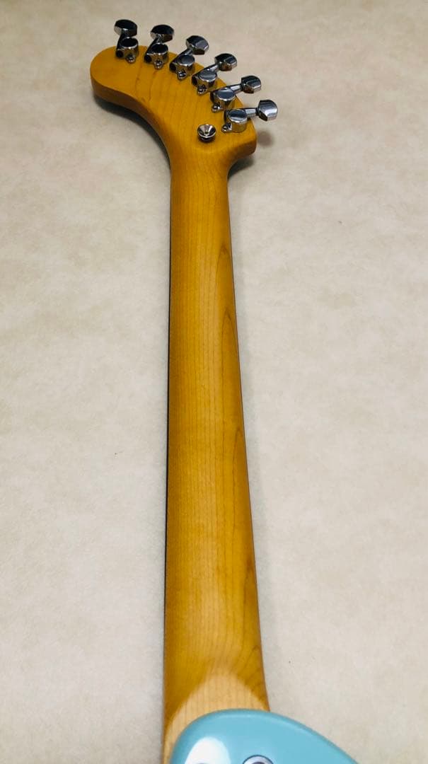 【超美品】ZO-3 ライトブルー アンプ内蔵ミニギター 専用ケース付 ぞーさん
