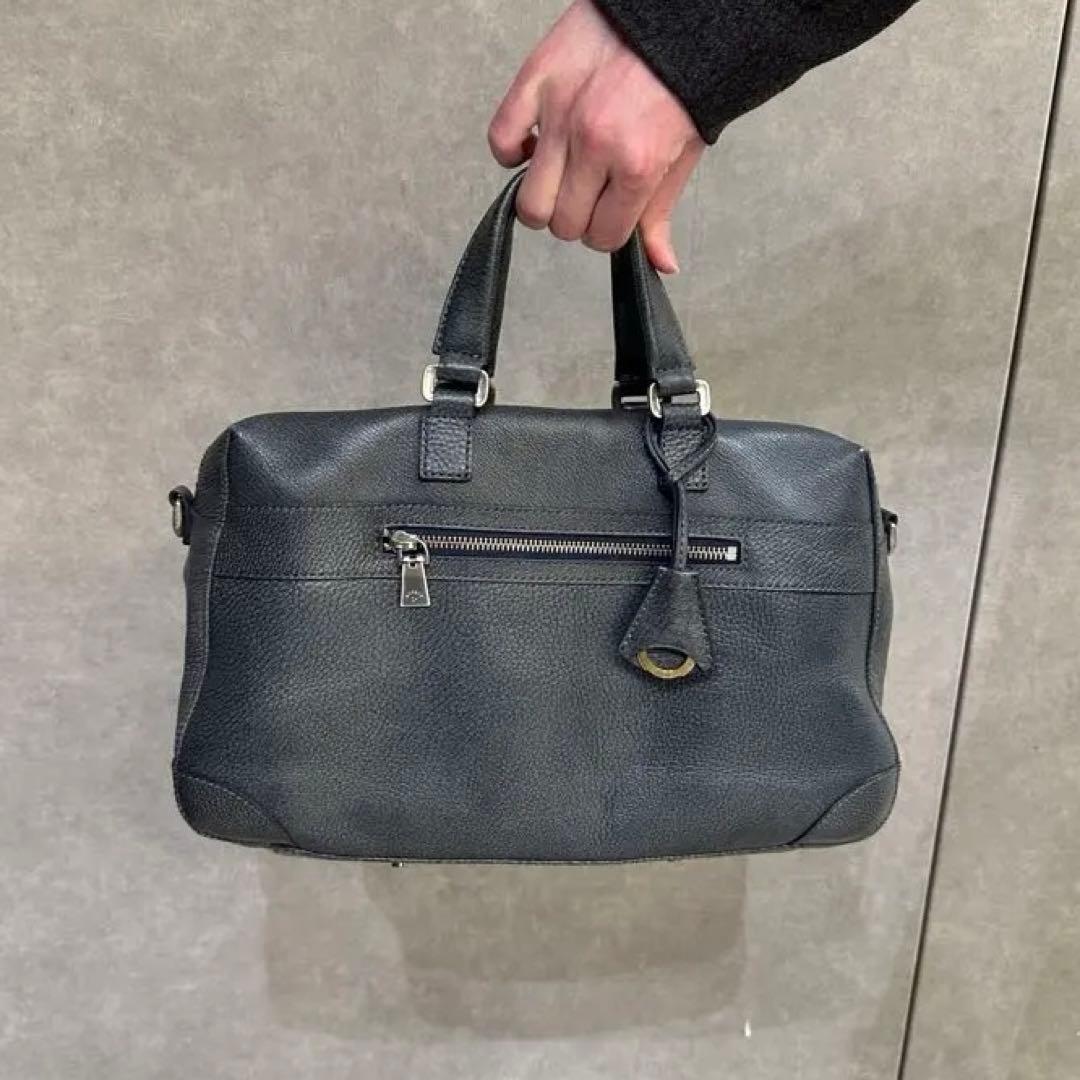 aniaryダークグレー ビジネスバッグ ボストンバッグ